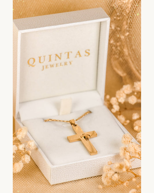 Padre Nuestro Cross Necklace