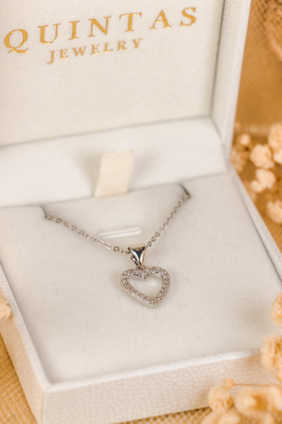 Arielle Silver Heart Necklace