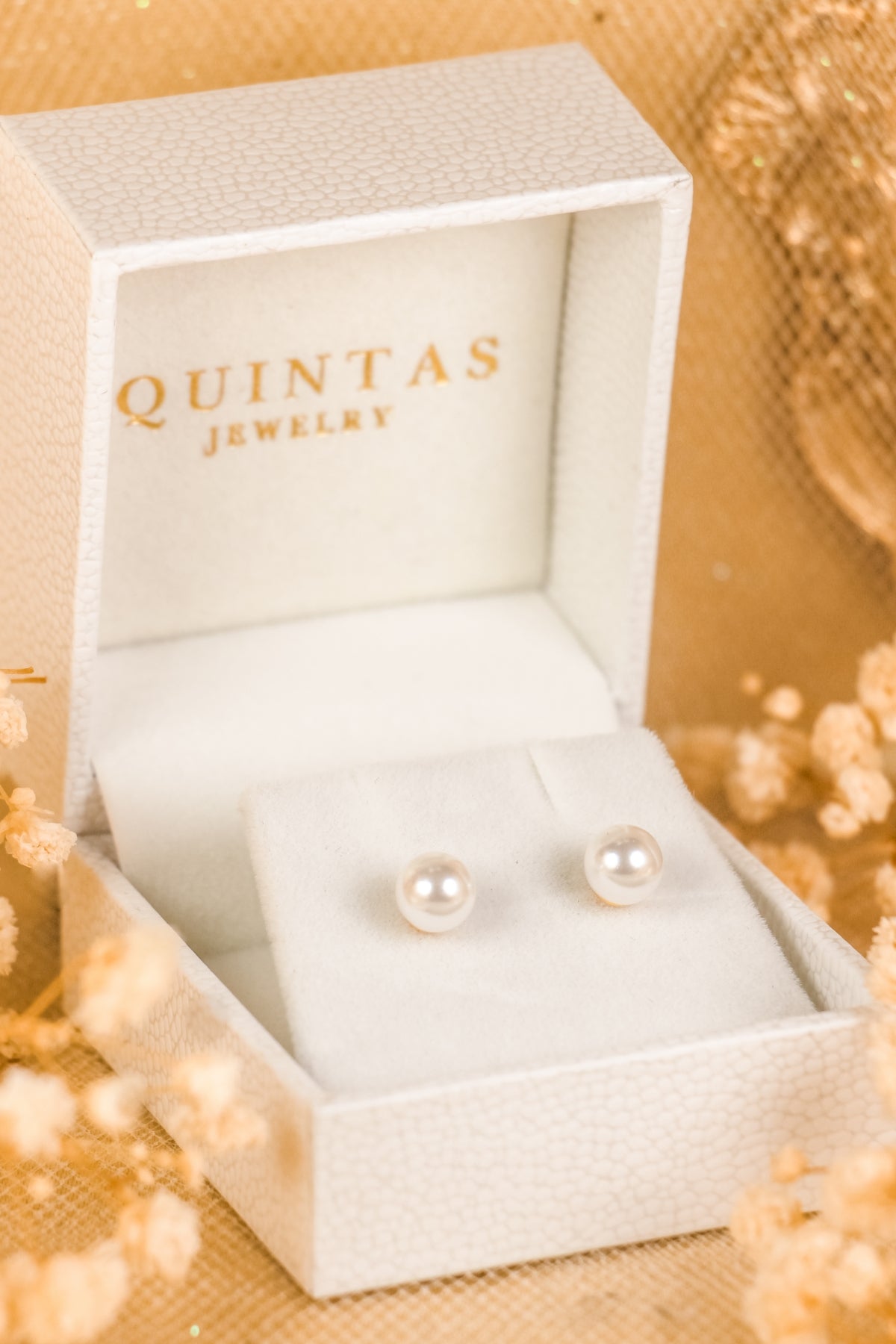 Grace Pearl Stud Earrings