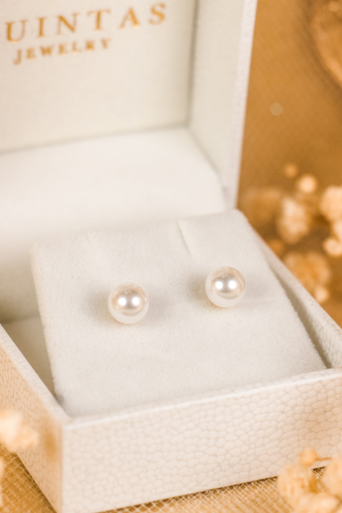 Grace Pearl Stud Earrings