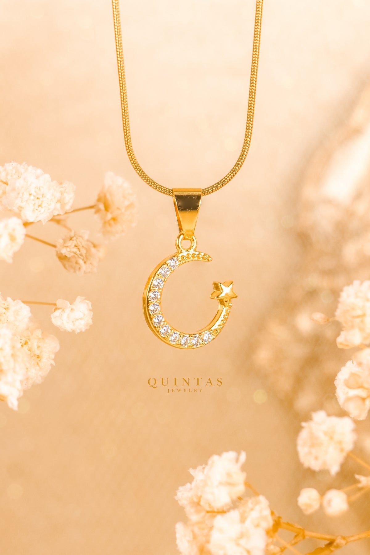 Astrid Crescent Necklace