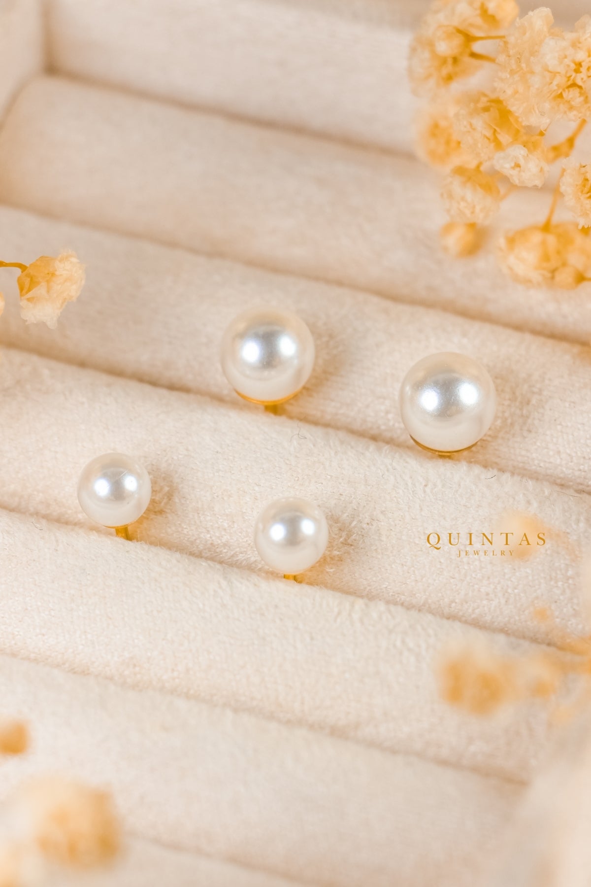Grace Pearl Stud Earrings