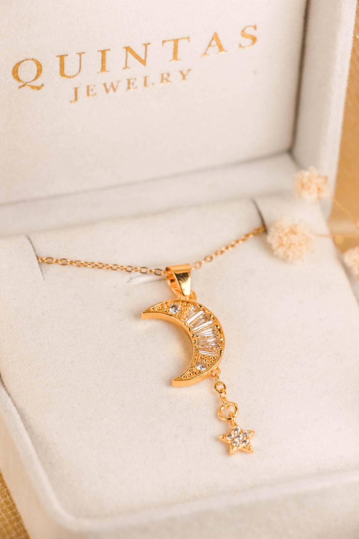 The Wishing Moon and Star Necklace