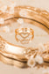 Ariella Heart of Gold Ring (Adjustable)
