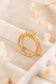 Louise Classic Diamond Gold Ring (Adjustable)