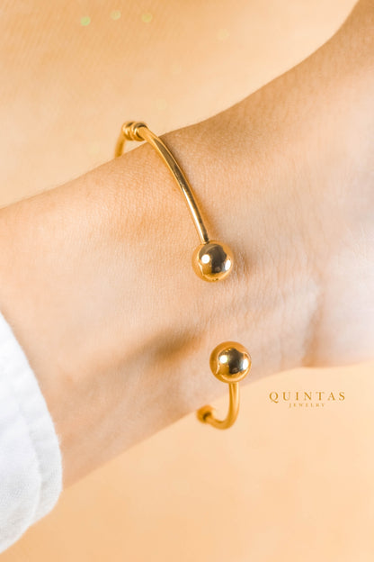 Odette Heart Bangle Bracelet