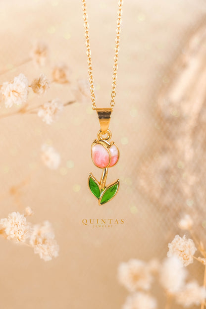 Blossoming Tulip Necklace