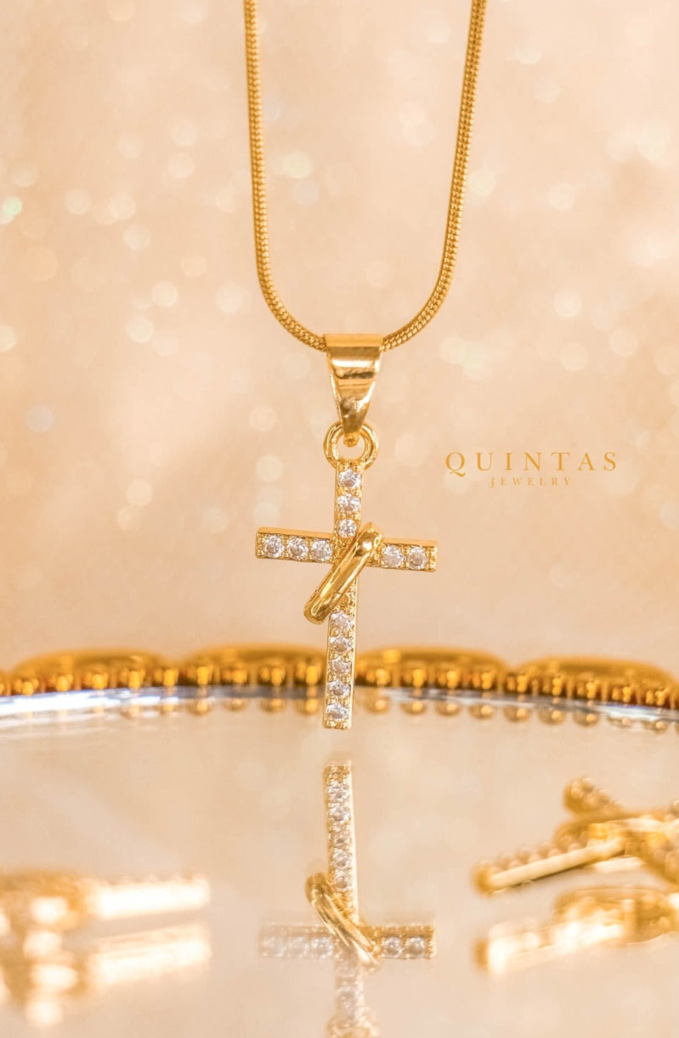 Infinity Cross Necklace