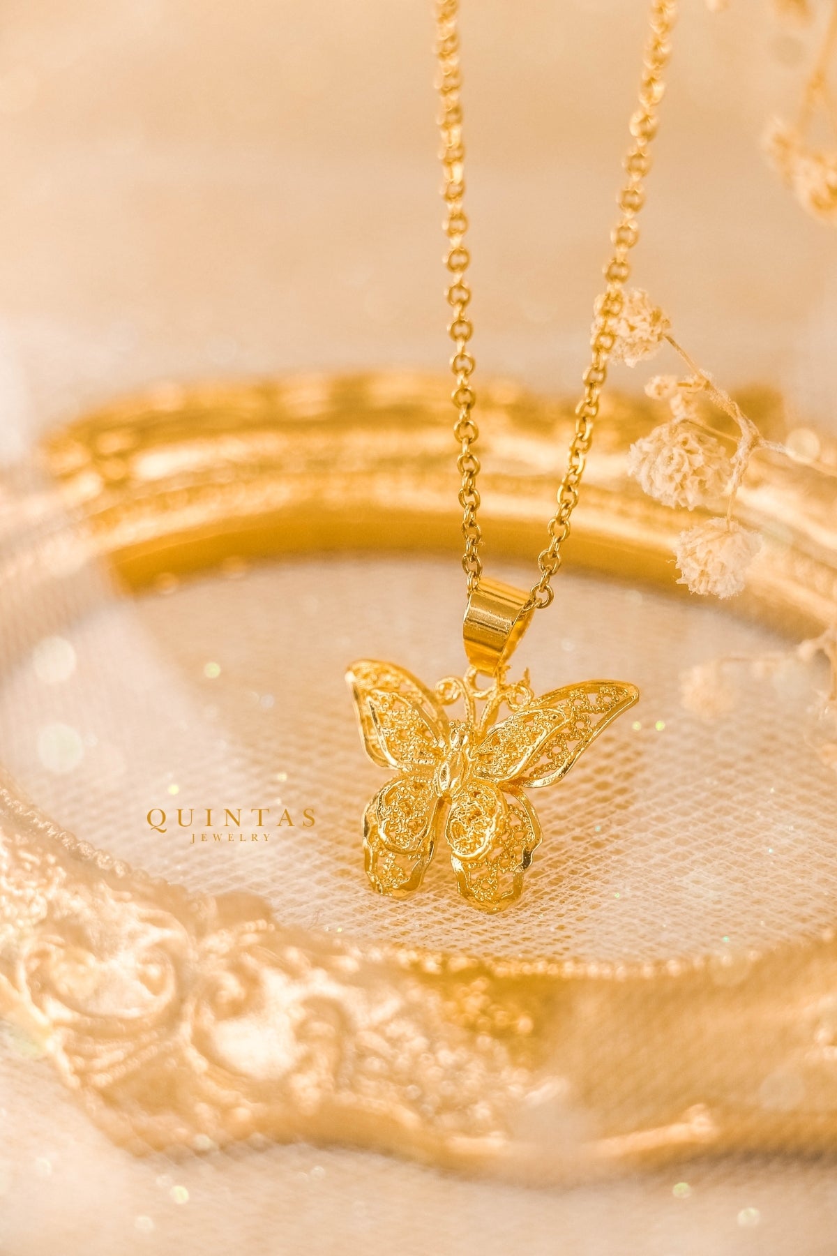 Aria Grand Butterfly Necklace