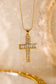 Bold Iced Cross Necklace