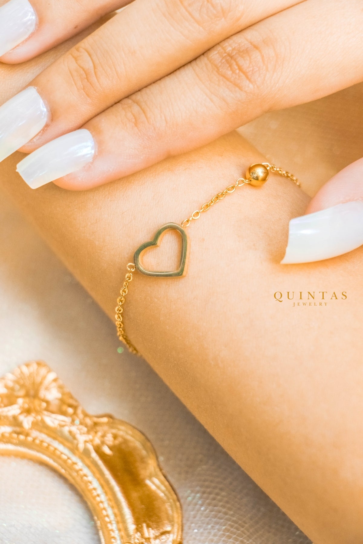 Heart Charm Bracelet