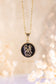 Black Coin Zodiac Sign Necklace