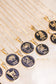 Black Coin Zodiac Sign Necklace