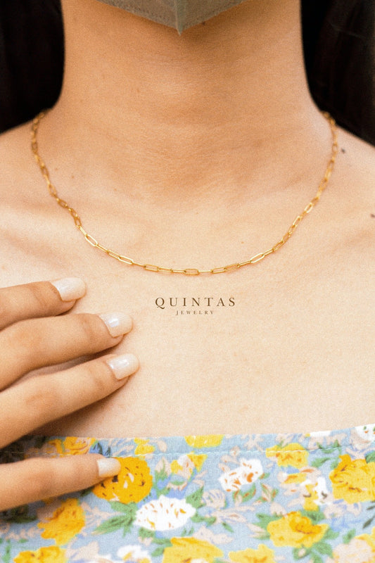 QUINTAS™ Paperclip Chain Necklace