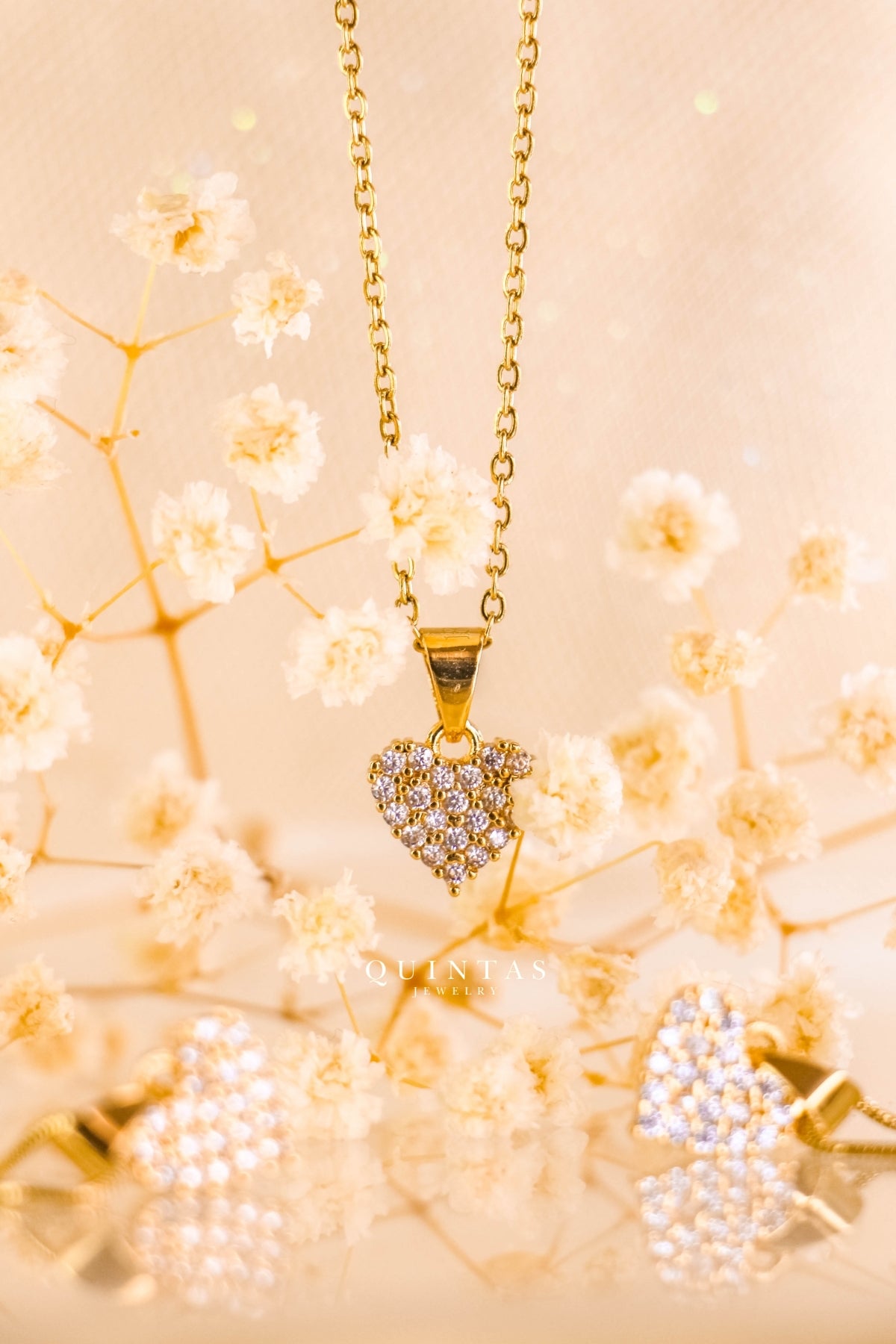 Zirconia Heart Necklace