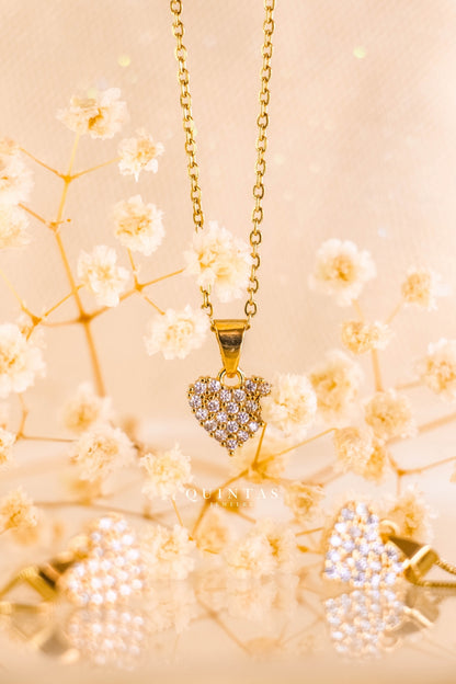 Zirconia Heart Necklace