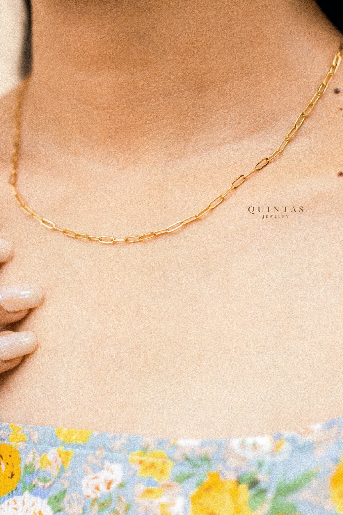 QUINTAS™ Paperclip Chain Necklace