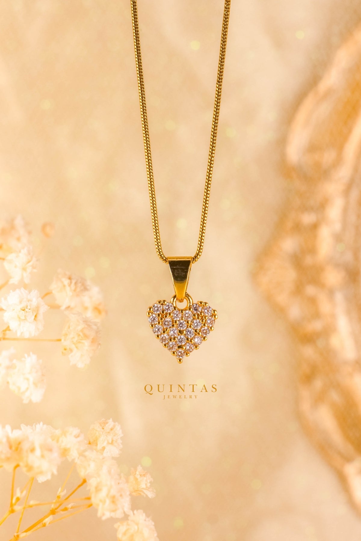 Zirconia Heart Necklace