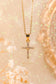 Center Stone Cross Necklace