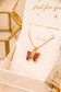 Gemstone Butterfly Necklace