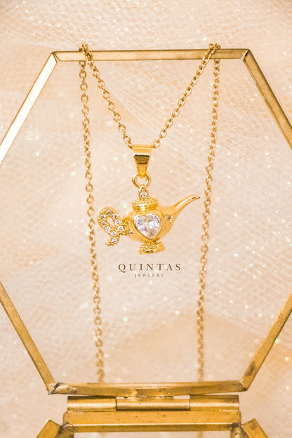 Aladdin Wish Lamp Necklace