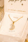 18K Iced Moon Necklace