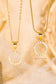 Mini Circle Charm Necklace